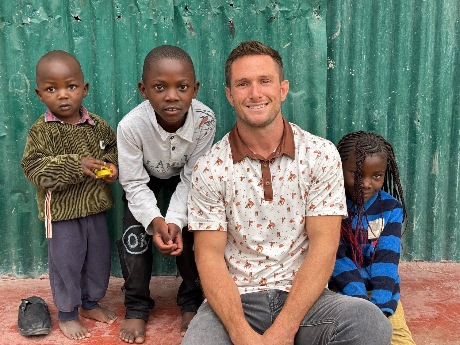 Children and caregivers at Morning Star Children's Home