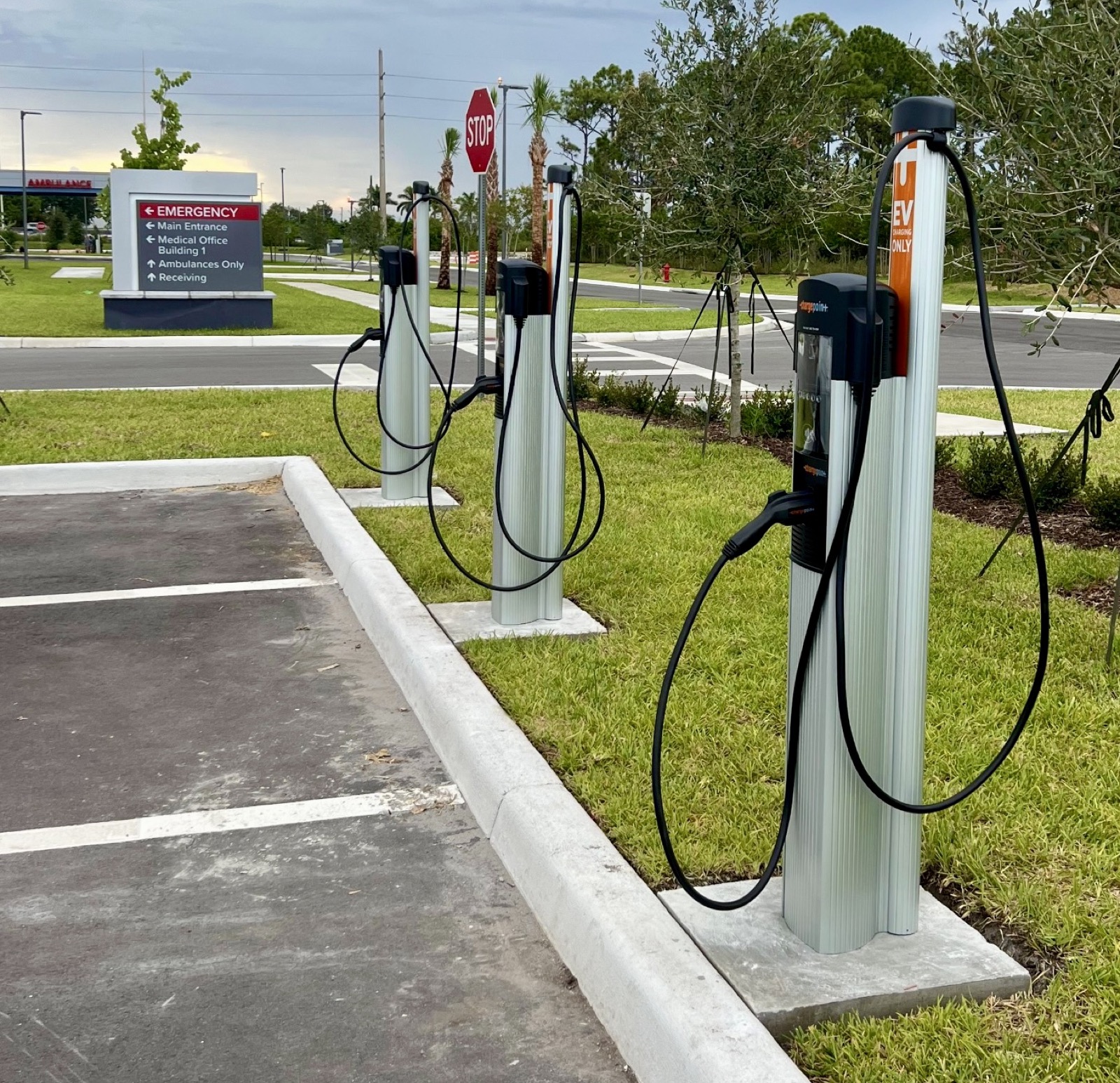 Delray Medical Center charging project in Delray Beach, Florida